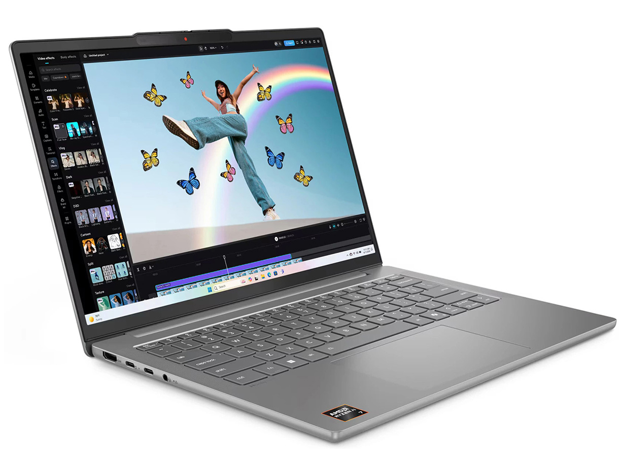 IdeaPad Slim 5 Gen 10 AMD Ryzen 7 8845HS�E32GB�������[�E1TB SSD�E14�^WUXGA�EOLED���� 83HV003DJP [���i�O���[]