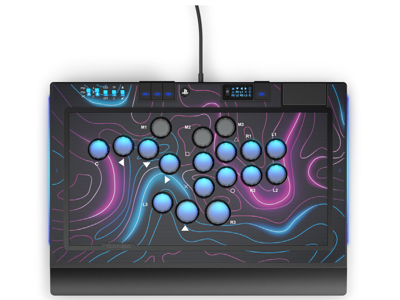 Qanba Sapphire Arcade Controller S1 [�u���b�N] �̐��i�摜