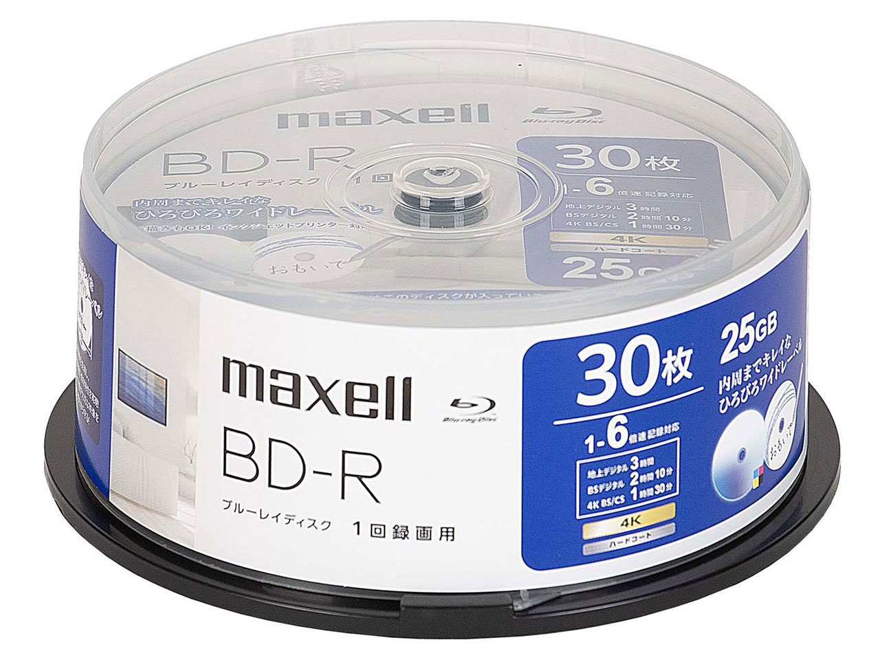 BRV25WPH.30SP [BD-R 6�{�� 30���g] �̐��i�摜