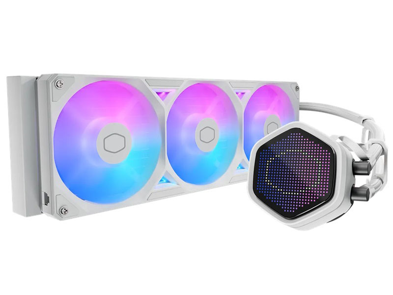 MasterLiquid 360 Atmos II Pixel LED White MLX-D36M-A25SZ-PW [�z���C�g] �̐��i�摜