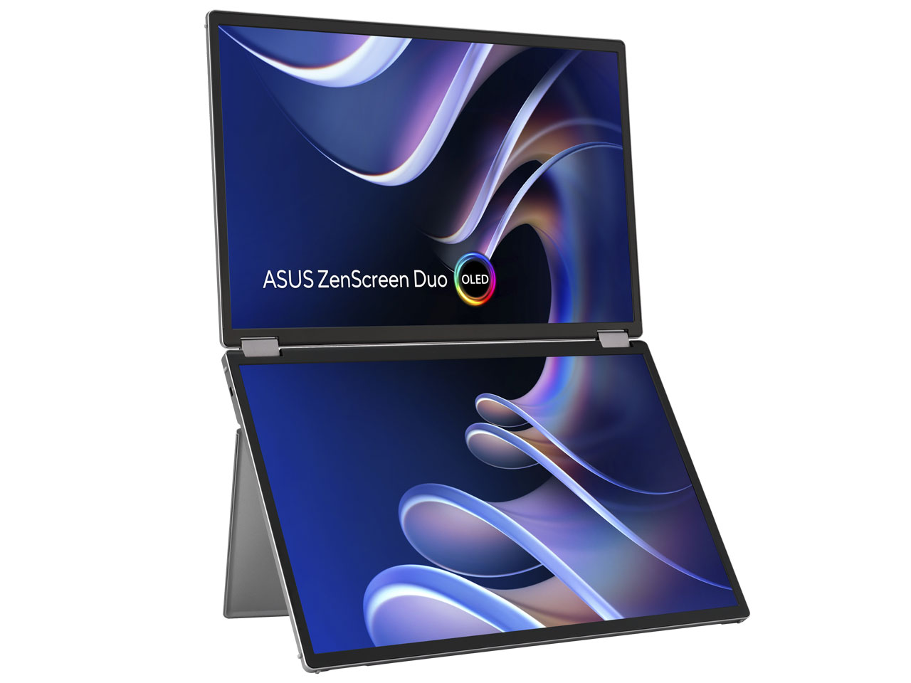 ZenScreen Duo OLED MQ149CD [14�C���` �O���[] �̐��i�摜