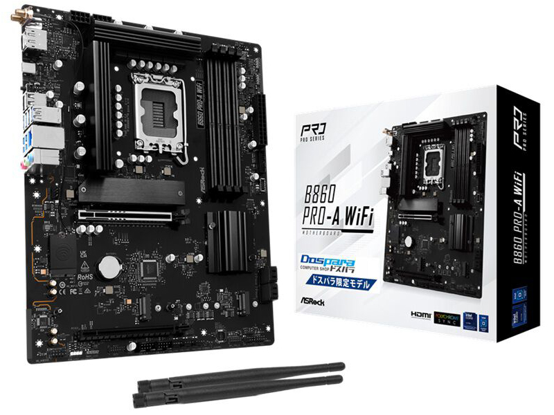 B860 Pro-A WiFi (B860 1851 ATX) �h�X�p�����胂�f��