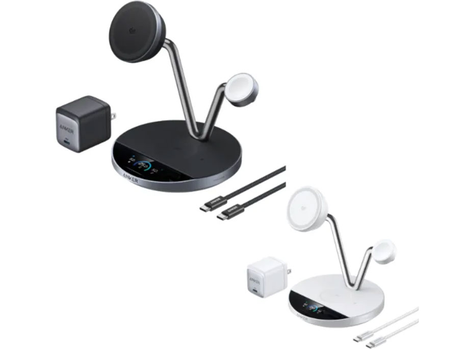 Prime Wireless Charging Station (3-in-1 MagGo AirCool Dock Stand) B25X7J11 [�u���b�N]