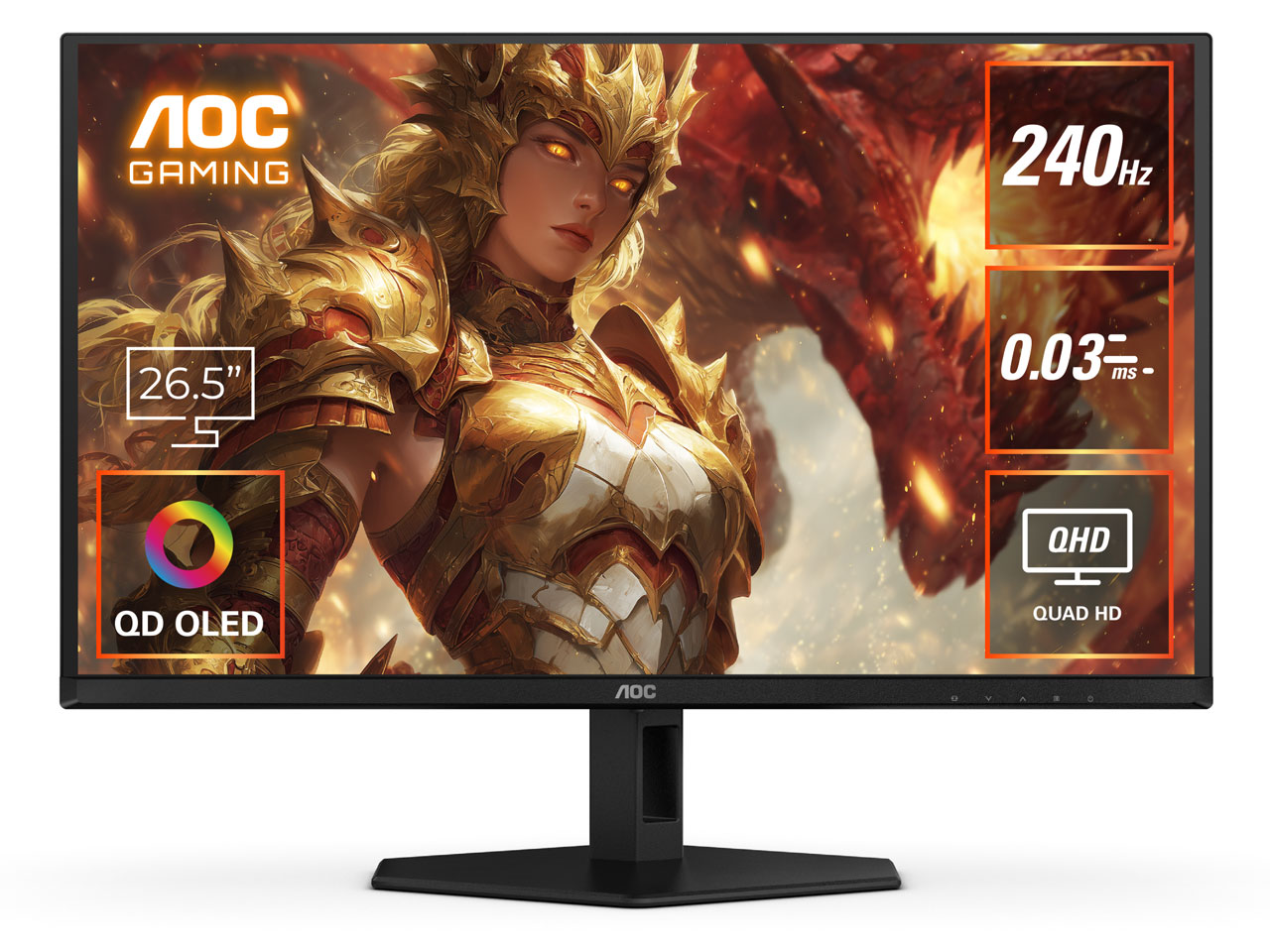 Q27G40ZDF/11 [26.5インチ Black&Red]