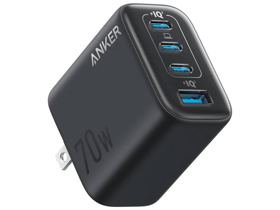 Anker Zolo Charger (70W 4 Ports) A121CN11 [�u���b�N] �̐��i�摜