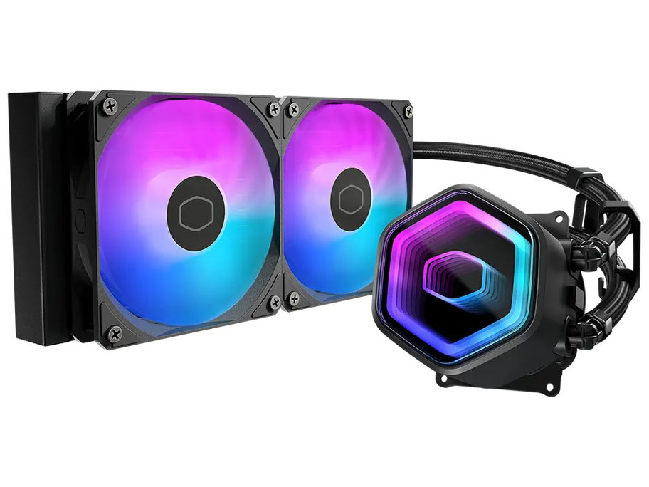 MasterLiquid Core II 240 Black ARGB X6G2 MLW-D24M-A18PA-J1 [�u���b�N] �̐��i�摜