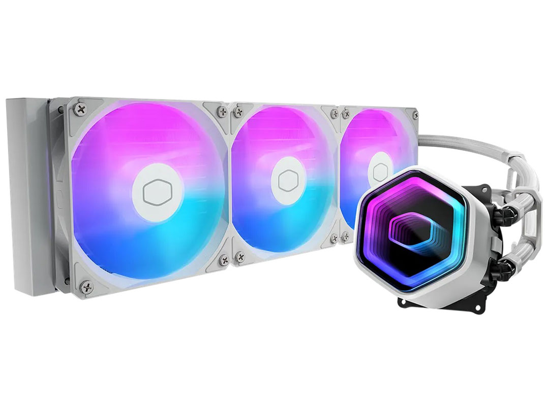 MasterLiquid Core II 360 White ARGB X6G2 MLW-D36M-A18PA-JW [�z���C�g] �̐��i�摜