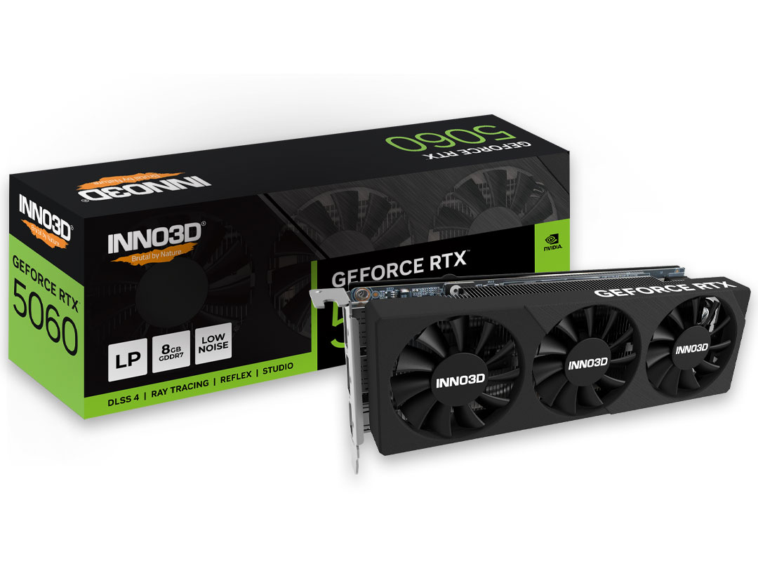GeForce RTX 5060 LP GD5060-8GERX3LP [PCIExp 8GB] �̐��i�摜