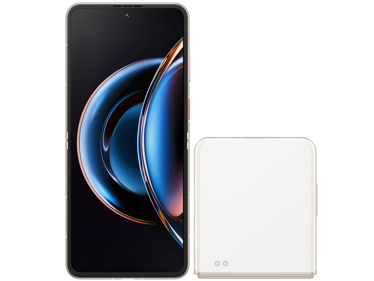 nubia Flip 3 A505ZT ���C���o�C�� [�z���C�g] �̐��i�摜