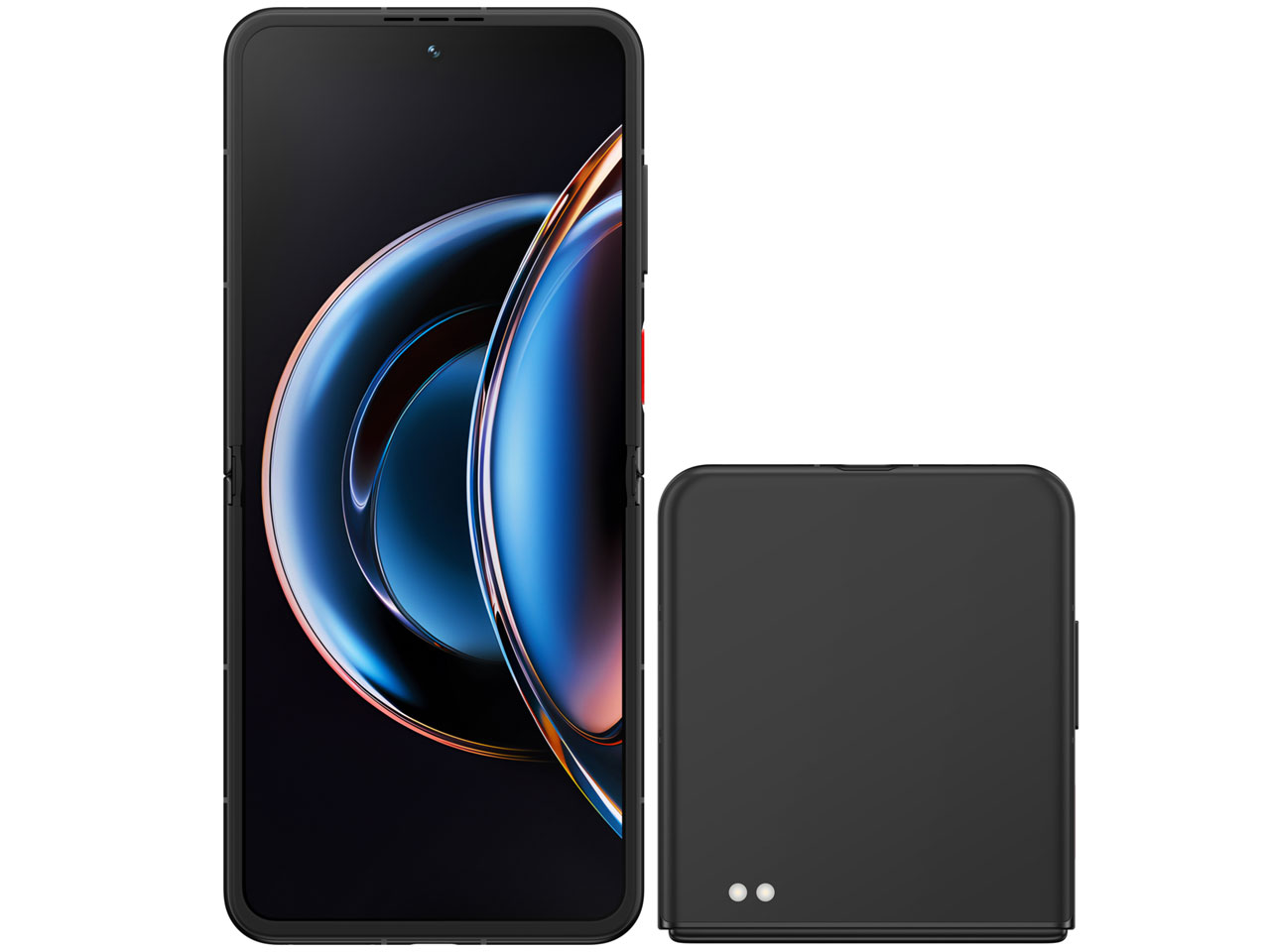 nubia Flip 3 A505ZT ���C���o�C�� [�u���b�N] �̐��i�摜