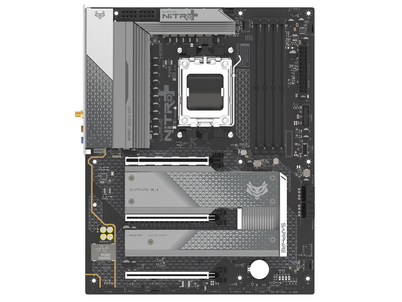 SAPPHIRE NITRO+ B850A WIFI7 �̐��i�摜