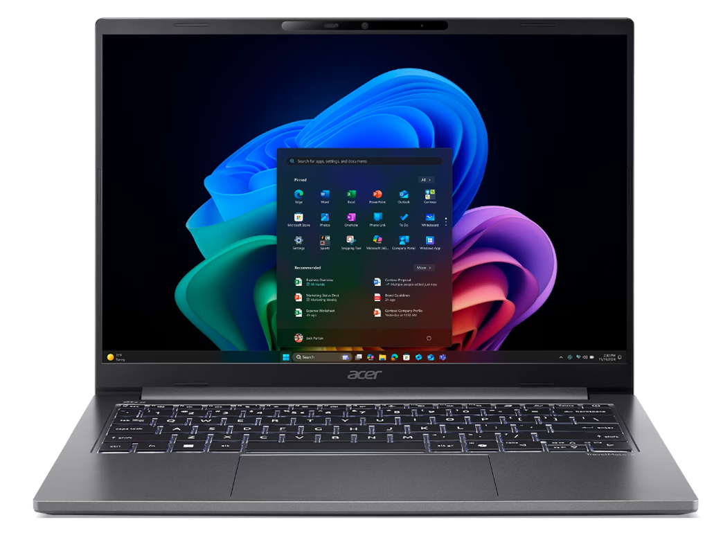 TravelMate X4 14 AI TMX414-51-A56Y [�X�`�[���O���C] �̐��i�摜