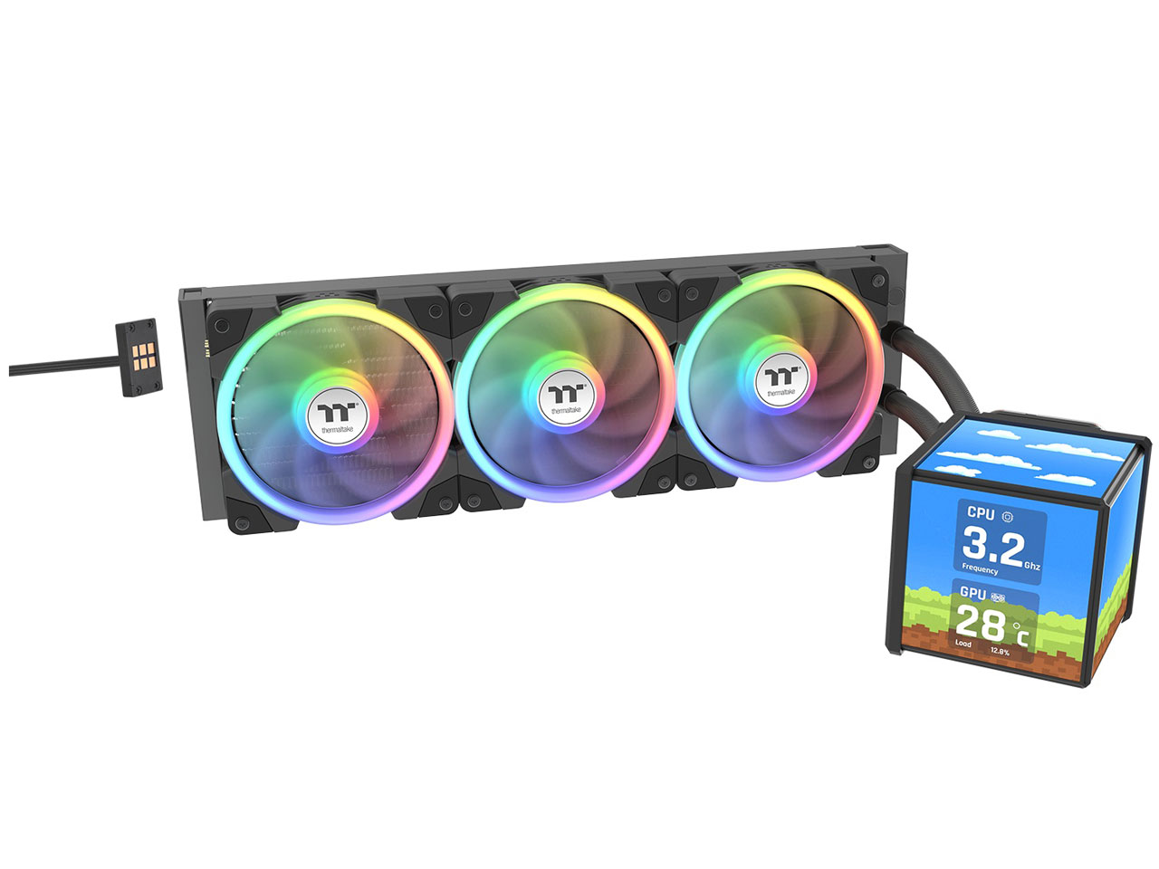 MINECUBE 360 Ultra Black CL-W481-PL12SW-A [�u���b�N] �̐��i�摜