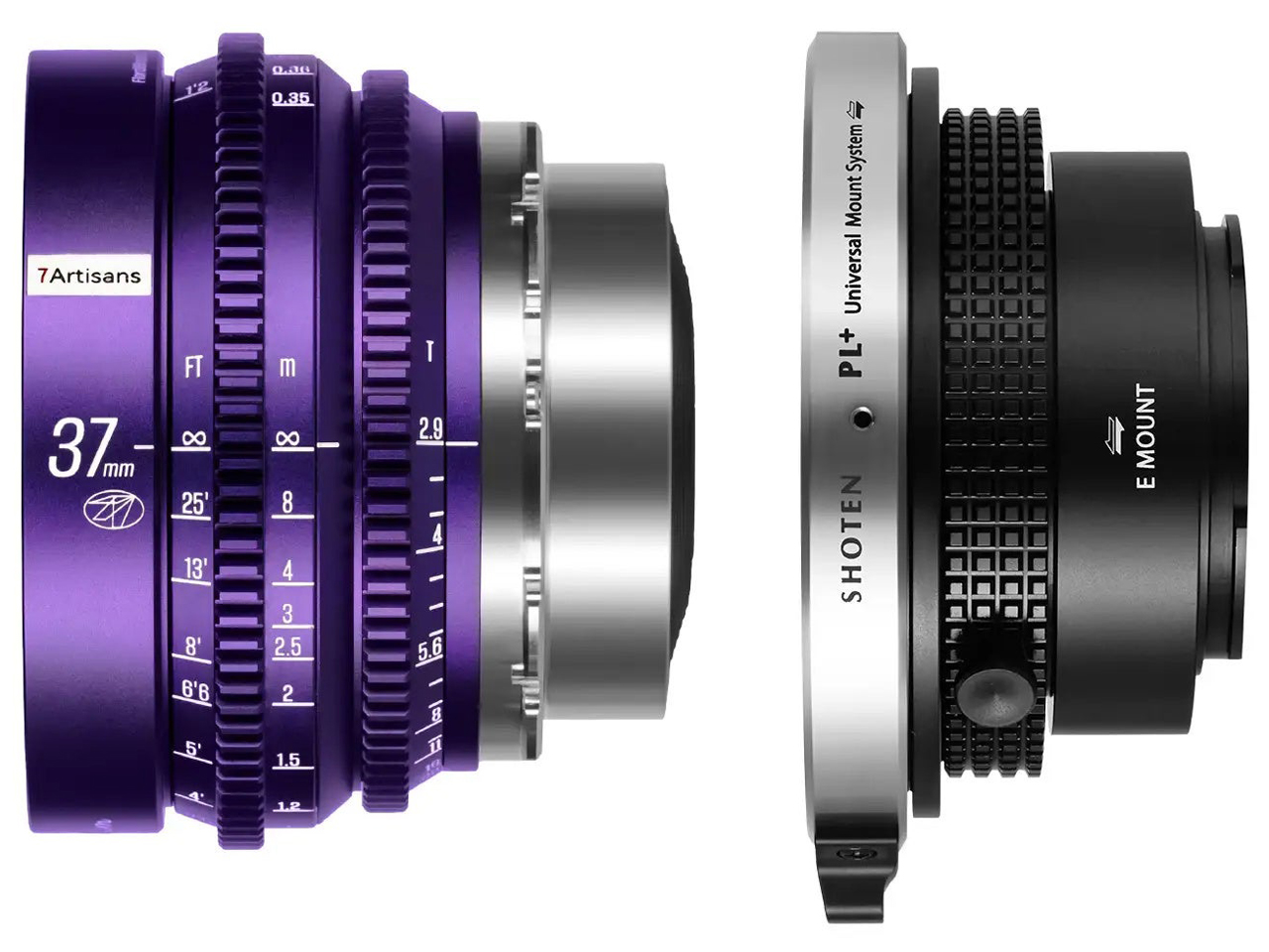 7Artisans Floral Bloom 37mm T2.9 Art Bokeh + �\�j�[E�}�E���g�A�_�v�^�[�Z�b�g �̐��i�摜