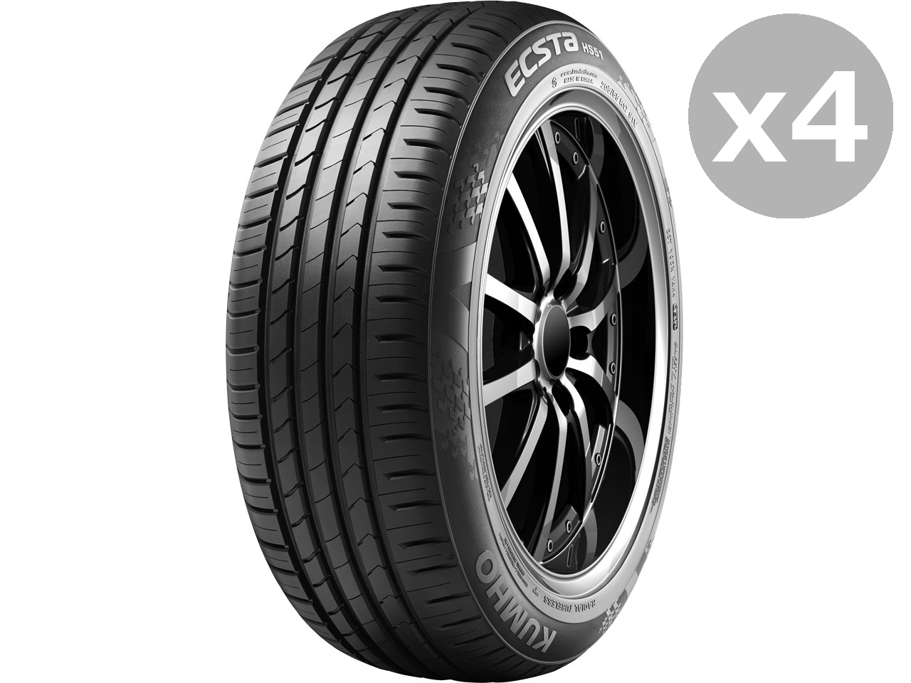 [4�{�Z�b�g] ECSTA HS51 155/55R14 69V �̐��i�摜