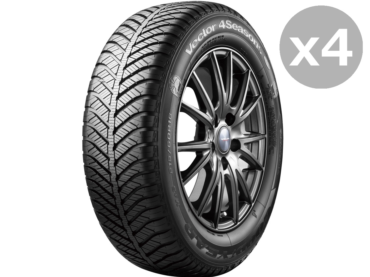 [4�{�Z�b�g] Vector 4Seasons Hybrid 195/50R16 84H �̐��i�摜
