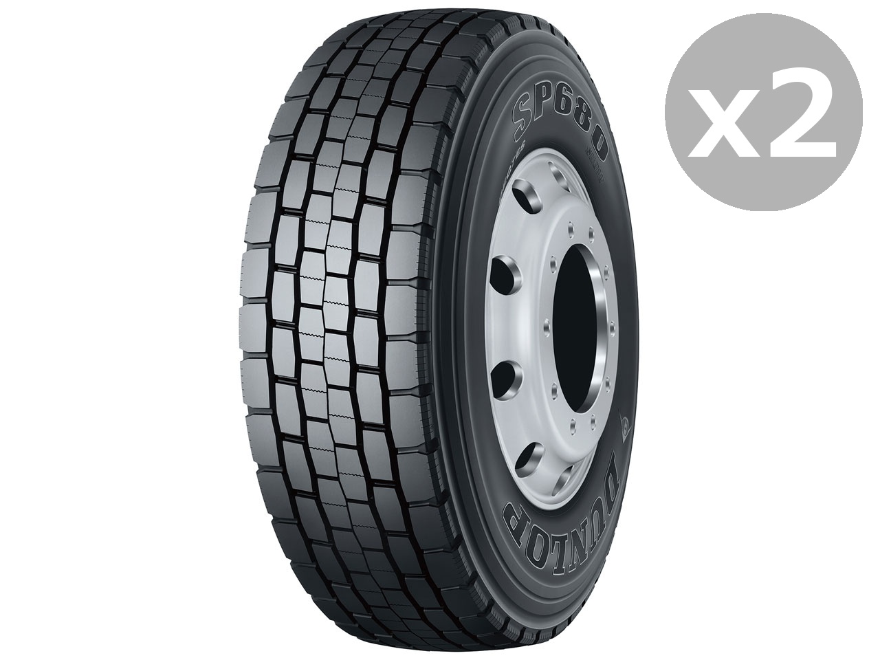 [2�{�Z�b�g] SP 680 225/80R17.5 123/122L �̐��i�摜