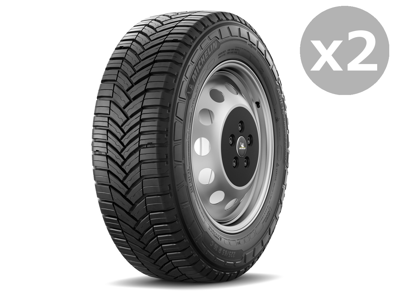 [2�{�Z�b�g] AGILIS CROSSCLIMATE 215/60R17C 109/107T �̐��i�摜