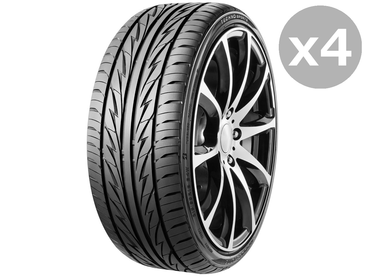 [4�{�Z�b�g] TECHNO SPORTS 225/45R18 95V XL �̐��i�摜