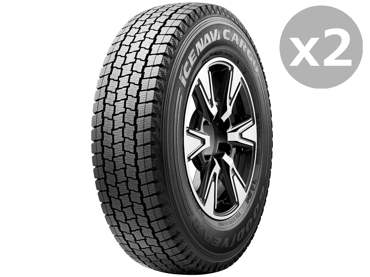 [2�{�Z�b�g] ICE NAVI CARGO 225/50R12.5 98L �̐��i�摜