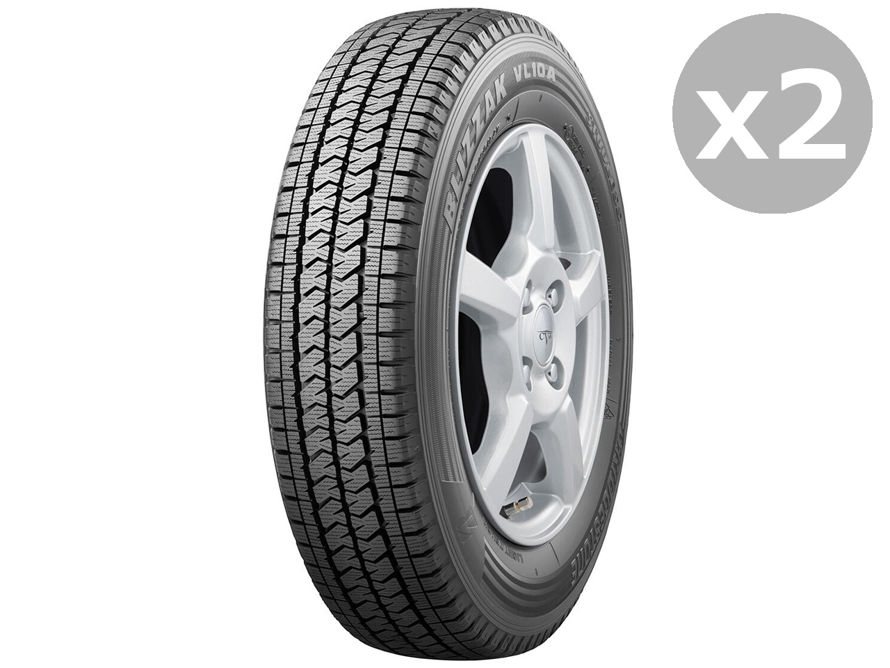 [2�{�Z�b�g] BLIZZAK VL10A 155/80R14 88/86N �̐��i�摜