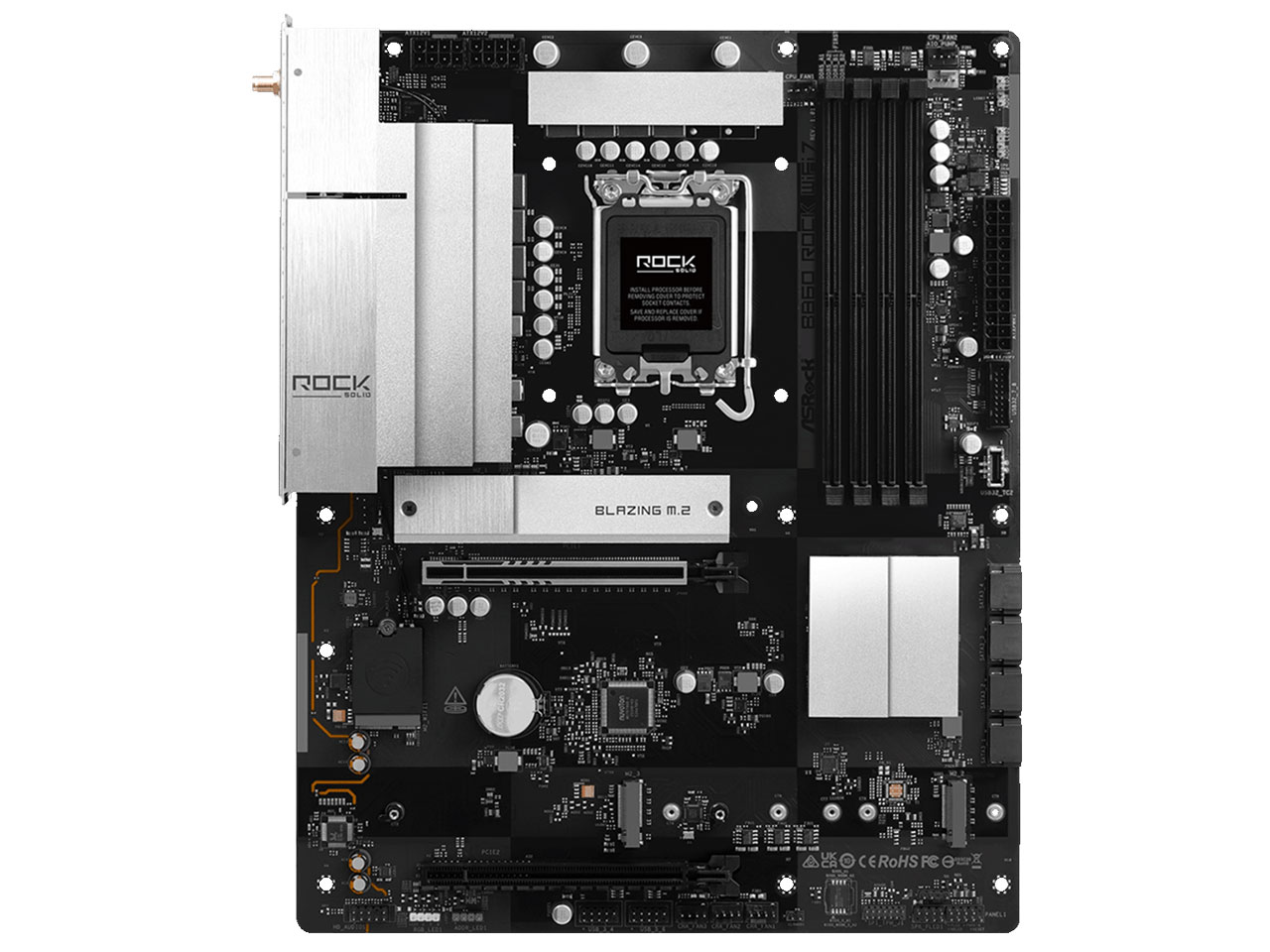 B860 Rock WiFi 7 �̐��i�摜