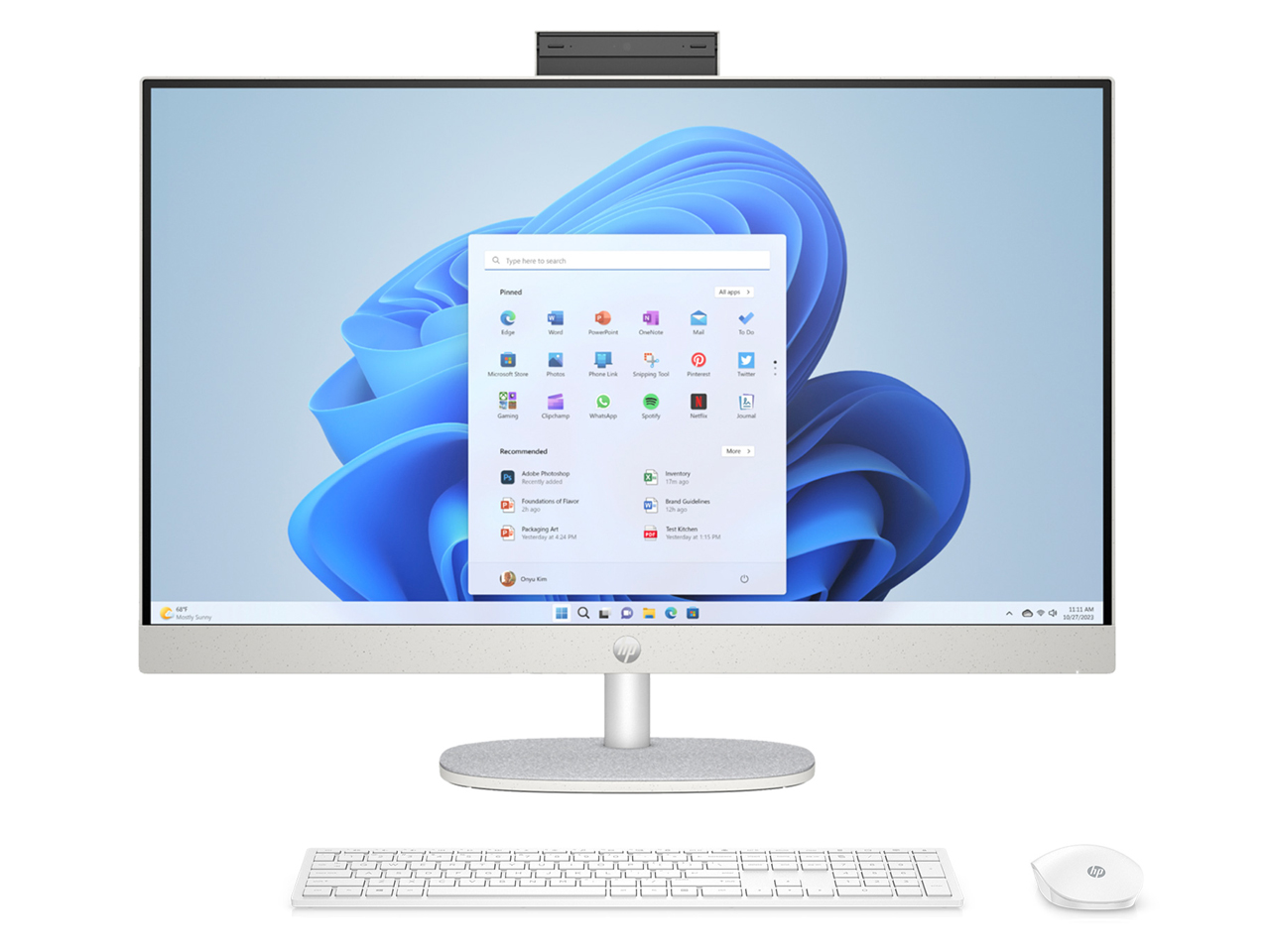HP All-in-One 27-cr2001jp �p�t�H�[�}���X���f��G2 S4 [�V�F���z���C�g] �̐��i�摜