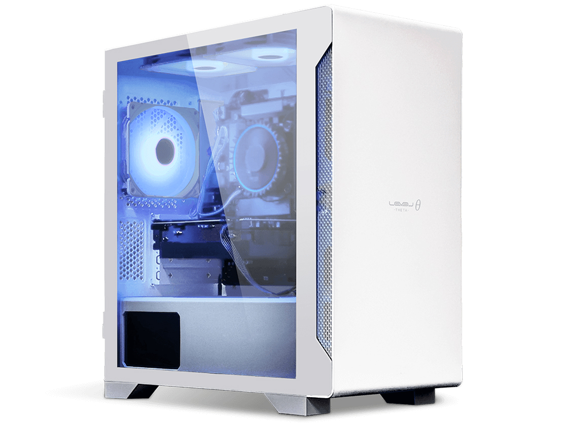 LEVEL�� Core i7 14700F�ERX 9060�E16GB�������E500GB NVMe M.2 SSD�EWindows 11 Home [DSP��]�E�J�X�^�}�C�Y�Ή��ELEVEL-M17M-147F-PGX [�A���X�u���[/�z���C�g] �̐��i�摜