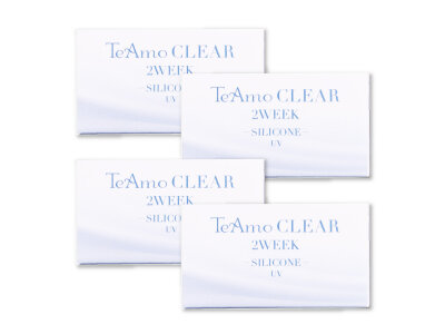 TeAmo CLEAR 2WEEK SILICONE [6������ ×4��]