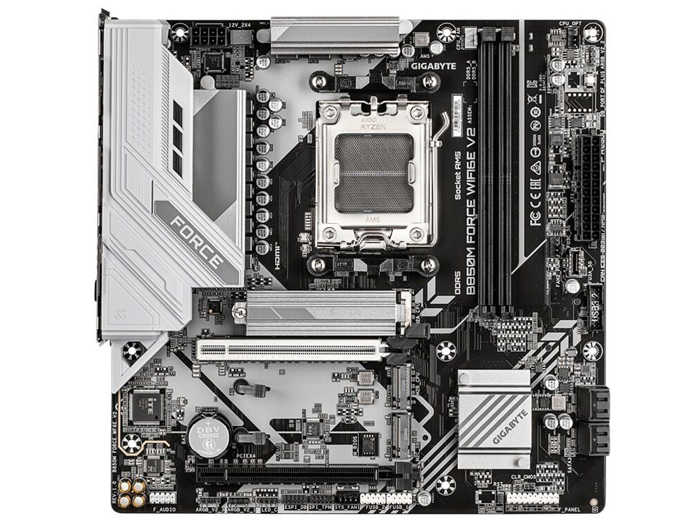 B850M FORCE WF6E V2 (B850 AM5 MicroATX) �h�X�p�����胂�f�� �̐��i�摜