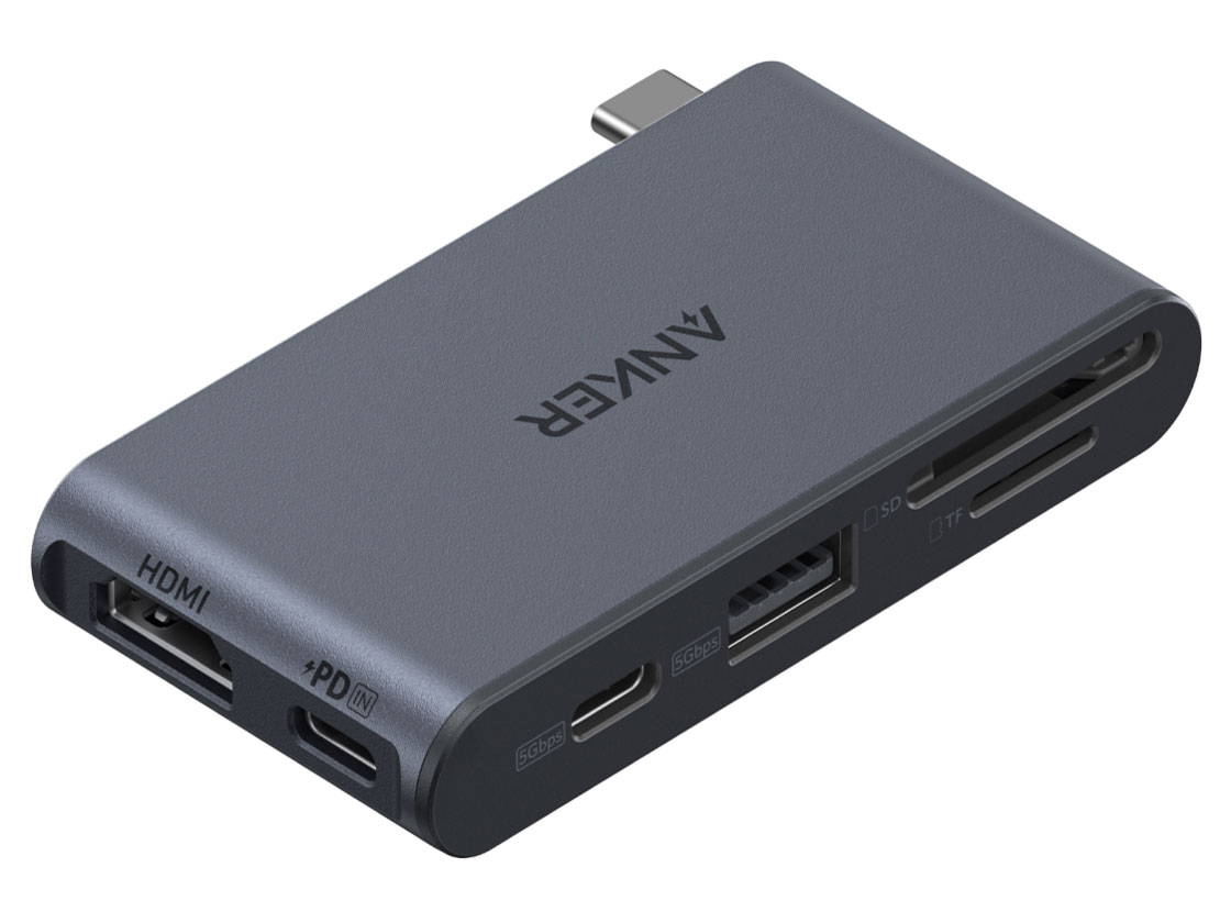 Nano �h�b�L���O�X�e�[�V���� (13-in-1 ���E��USB-C �n�u) A83C3111 [�u���b�N]