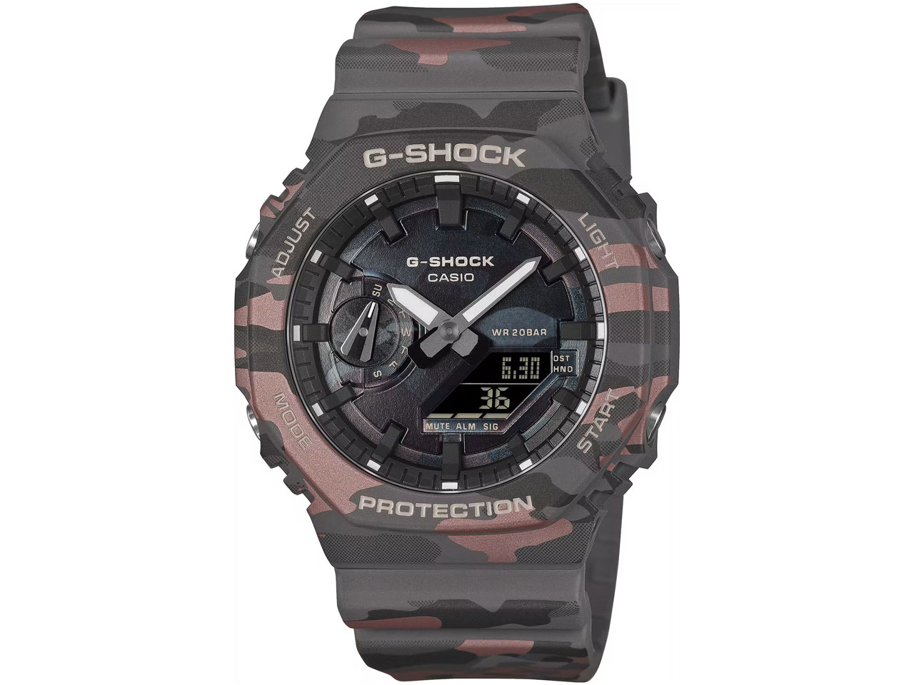G-SHOCK �J���t���[�W���V���[�Y GA-2100CMD-8AJF �̐��i�摜