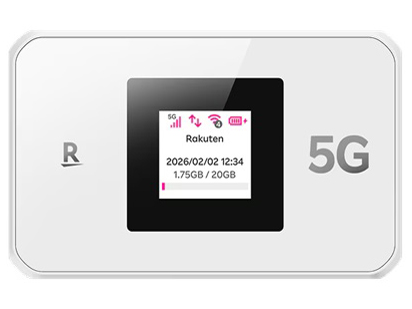Rakuten WiFi Pocket 5G [�z���C�g] �̐��i�摜