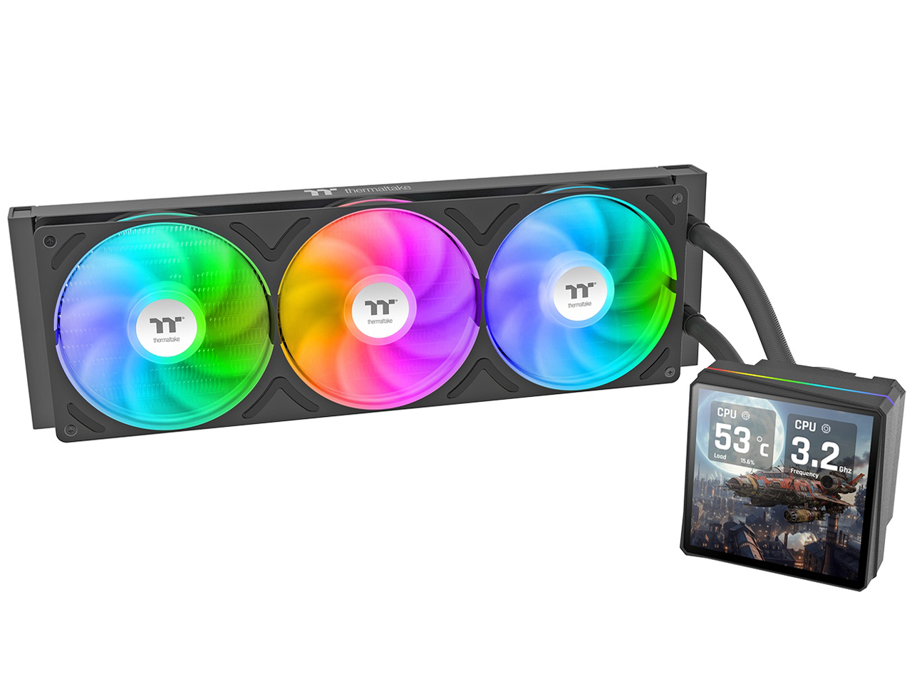 TH360 V3 Ultra ARGB Sync Black CL-W474-PL12SW-A [�u���b�N] �̐��i�摜