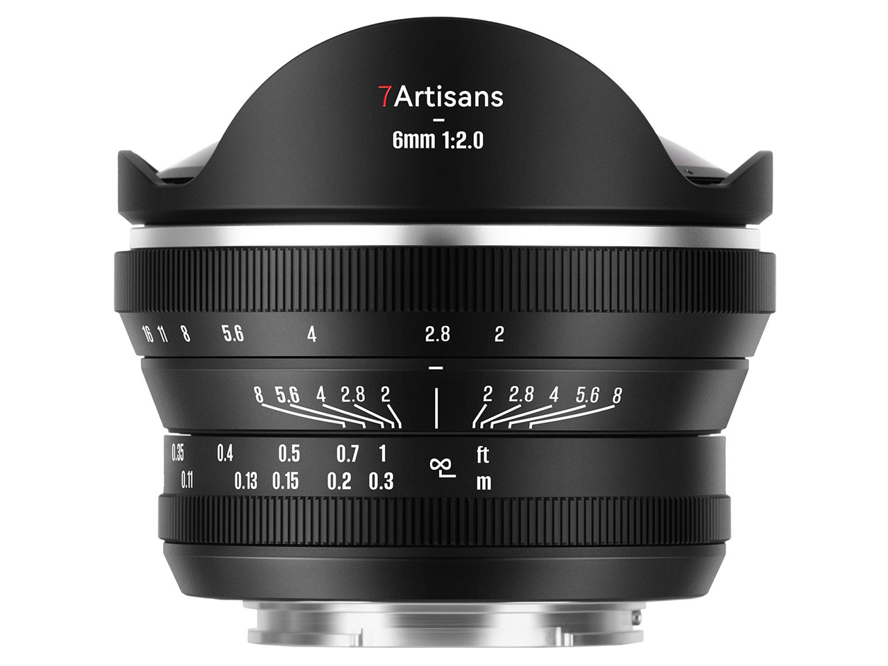 7Artisans 6mm F2 FISH-EYE II ED APS-C 7A-6F2-Z-B [�j�R��Z�p] �̐��i�摜