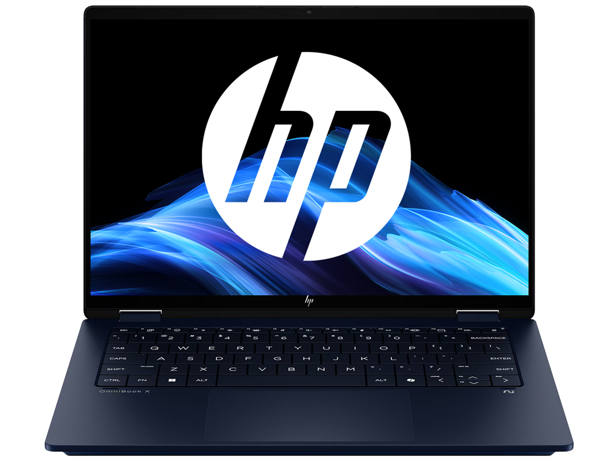 OmniBook X Flip 14 Core Ultra 7 258V�E32GB�������E1TB SSD�E2.8K�EOLED�^�b�`�f�B�X�v���C���ځE�A�N�e�B�u�y���t ���i.com���胂�f�� [�~�b�h�i�C�g�u���[] �̐��i�摜