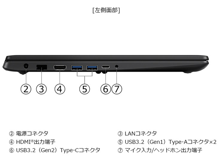 dynabook PZ/LY Core i3 1305U�E8GB�������E256GB SSD�E15.6�^�t��HD W6PZLY3FAB [�u���b�N]