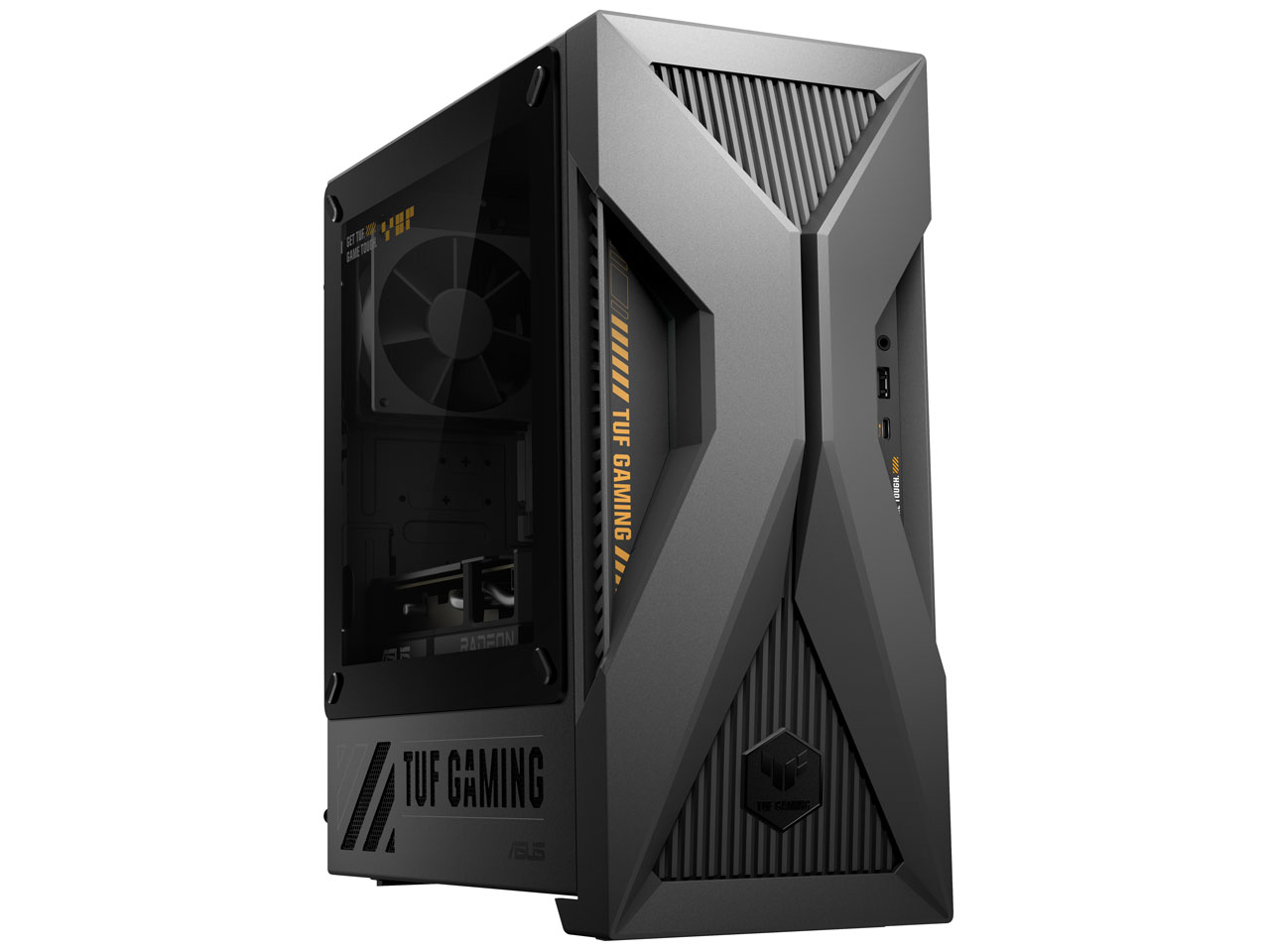 TUF Gaming TM500 TM500MH Ryzen 5 220�E16GB�������E512GB SSD�ERX 9060 XT���ڃ��f�� TM500MH-R516G5129060XT [�\�[���[�G�N���v�X�O���[] �̐��i�摜