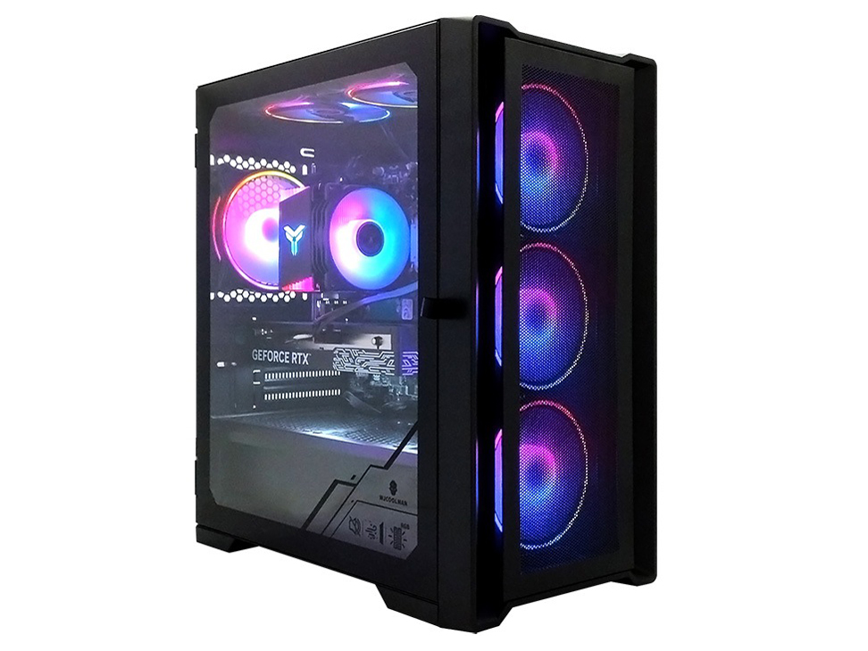 �� BKM Ryzen 7 5700X�ERTX 5060Ti�ENVMe M.2 SSD 500GB�E16GB�������EWindows11 ���i.com���胂�f�� [�u���b�N] �̐��i�摜