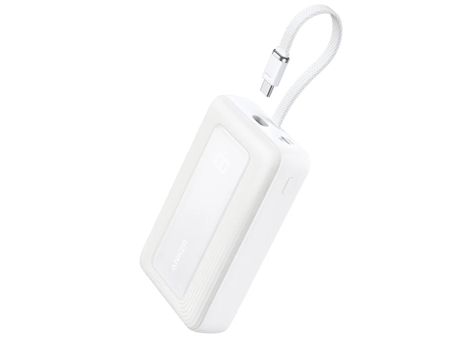 Zolo Power Bank (220000mAh 45W Built-In USB-C�P�[�u��) A1689023 [�z���C�g] �̐��i�摜