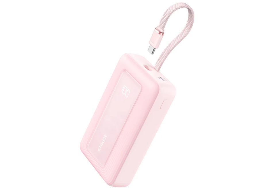 Zolo Power Bank (220000mAh 45W Built-In USB-C�P�[�u��) A1689053 [�s���N] �̐��i�摜