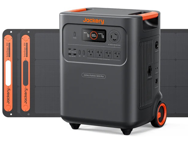 Jackery Solar Generator 3600 Plus+SolarSaga 200×2 �̐��i�摜