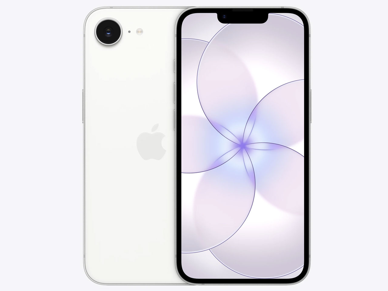 iPhone 17e 256GB �y�V���o�C�� [�z���C�g] �̐��i�摜