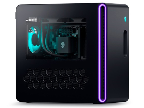 Alienware Aurora �Q�[�~���O �f�X�N�g�b�v Core Ultra 7 265KF�E32GB�������E1TB SSD�ERTX 5060�E����E�N���A�T�C�h�p�l�����ڃ��f��(3�N�ۏؕt��)(ACT1250) �̐��i�摜