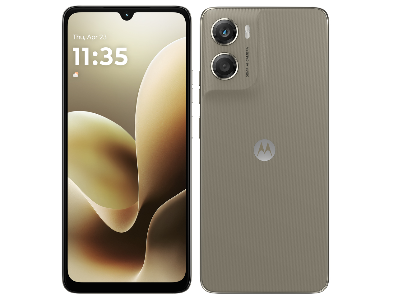 moto g06 SIM�t���[ [PANTONE Laurel Oak(���[�����I�[�N)] �̐��i�摜