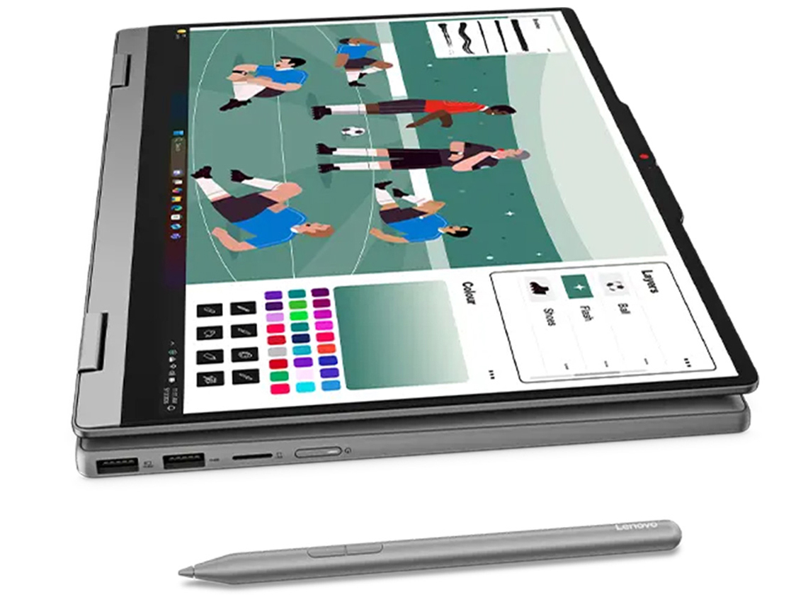 IdeaPad 5i 2-in-1 Gen 11 Core Ultra 7 355�E16GB�������[�E512GB SSD�E14�^WUXGA�EIPS�t������ �}���`�^�b�`�Ή� 83UGCTO1WW [���i�O���[]