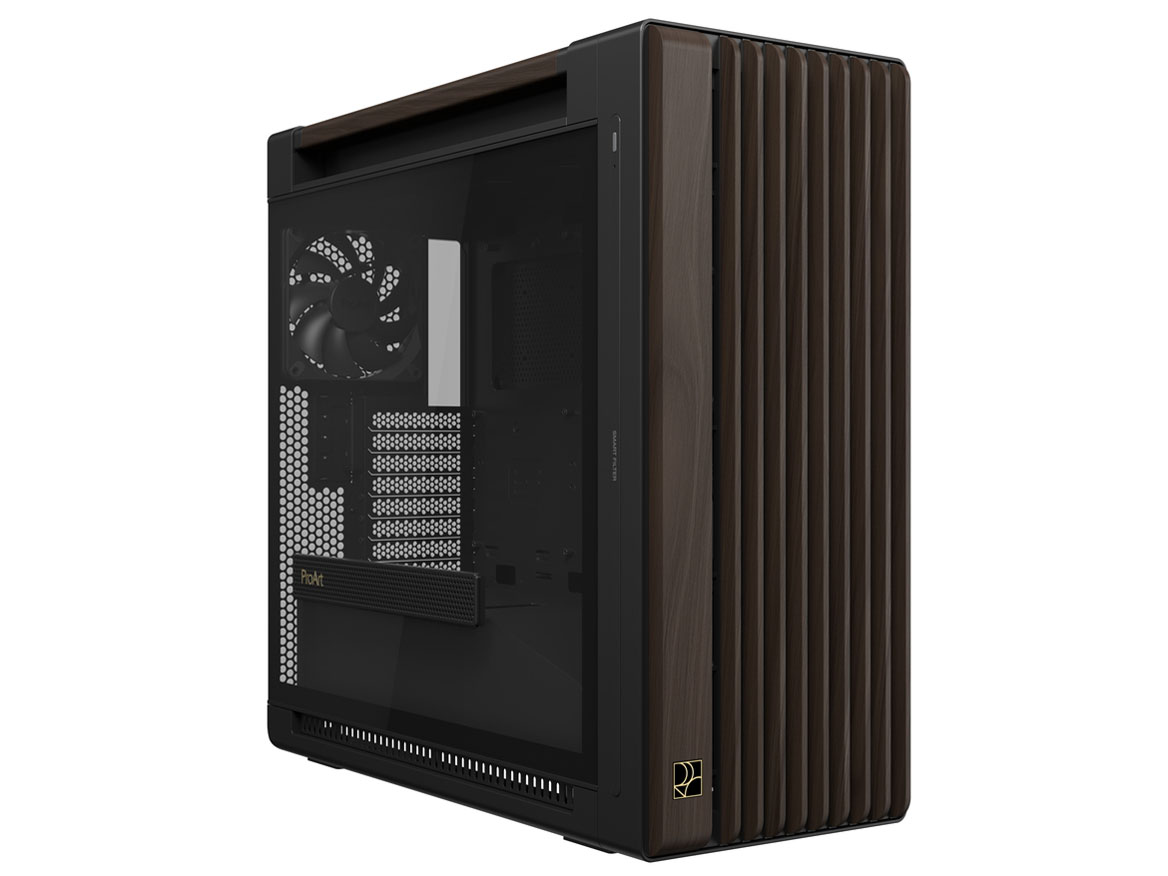 ProArt PA602 Wood Edition Modern Black - Tempered Glass Panel