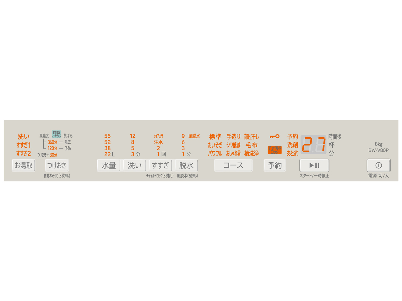 �r�[�g�E�H�b�V�� BW-V80P(C) [�T�e���x�[�W��]