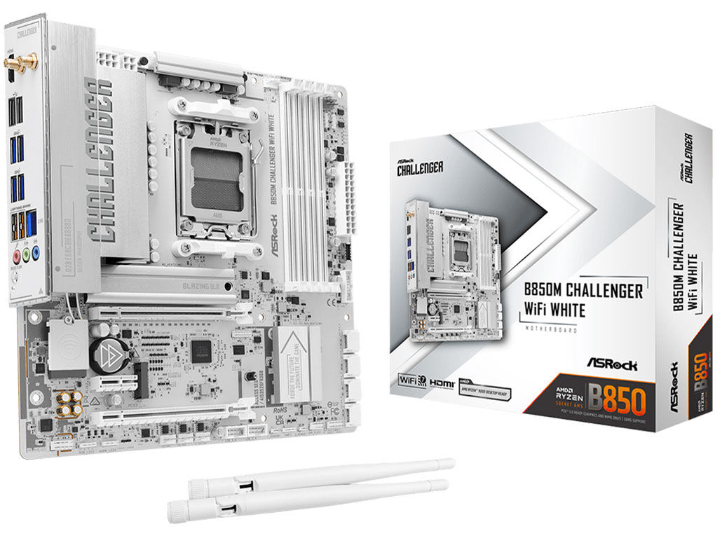B850M Challenger WiFi White