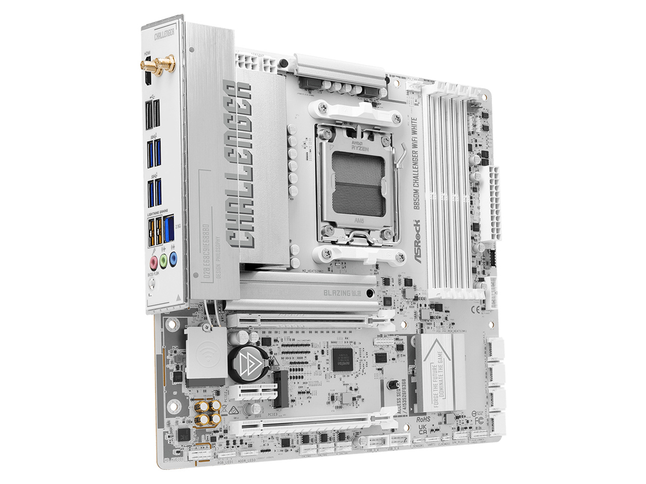 B850M Challenger WiFi White